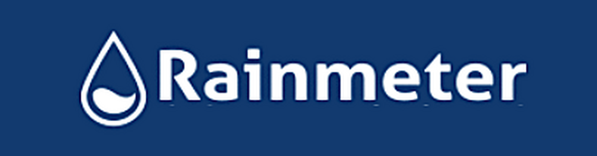 雨滴桌面(Rainmeter)